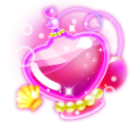 สัญลักษณ์รูปขวดน้ำหอมสีชมพู-ของเกมสล็อตออนไลน์-Mermaids-Market