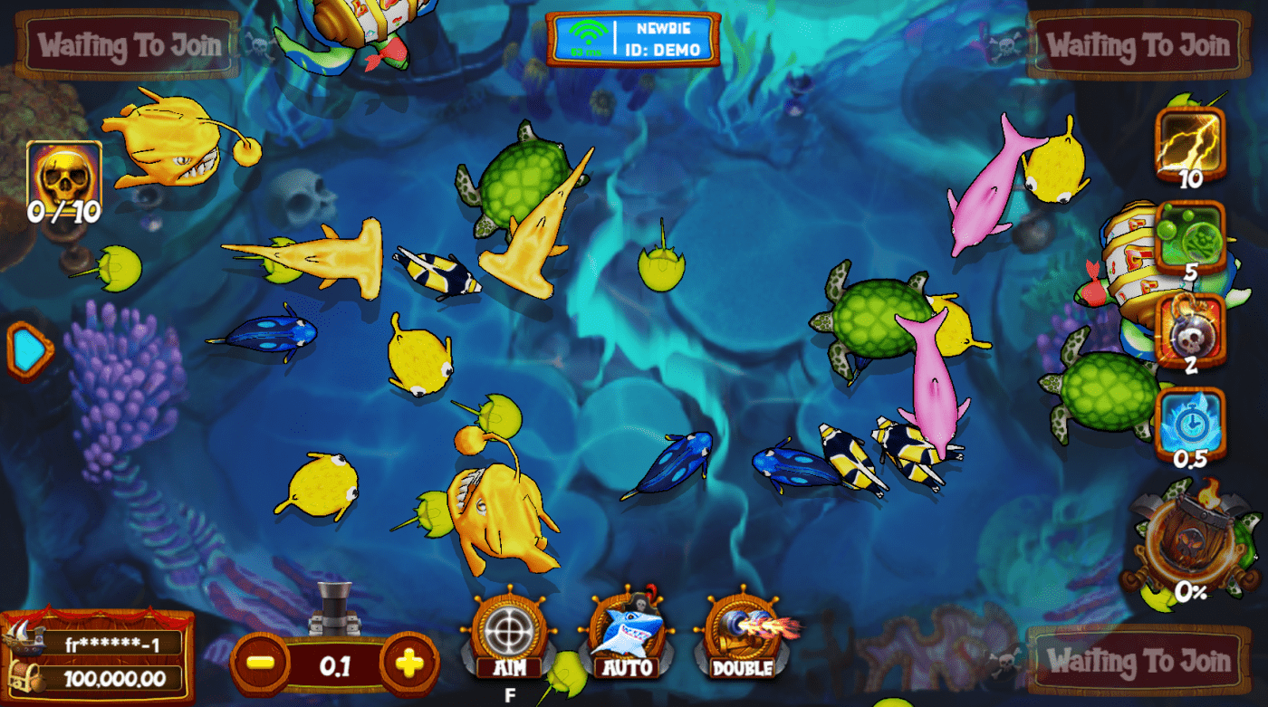 เกมยิงปลาออนไลน์-Teasure-of-Pirate-Newbie-Demo